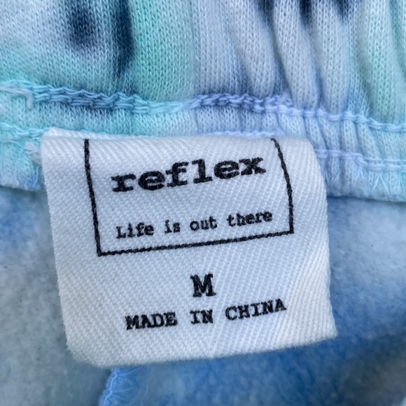 Reflex Fleece Tie Dye Joggers 💗 Blue & Mint - Picture 13 of 15